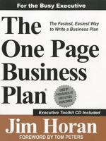The One Page Business Plan for the Busy Executive 1891315153 Book Cover
