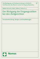Der Ruckgang Der Eingangszahlen Bei Den Zivilgerichten: Ursachenforschung, Analyse Und Empfehlungen (Streitbeilegung Und Streitvermeidung Im ... for Dispute Resolution, 17) 3756012085 Book Cover