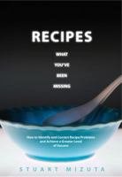 Recipes: What You've Been Missing 0692310010 Book Cover