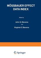 Mössbauer Effect Data Index: Covering the 1973 Literature 1475759088 Book Cover