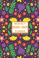Monthly Planner 2020-2021: floral planner/calendar 2020 floral Monthly Pocket Planner, Calendar & Schedule Agenda, planner Gifts For Women, Men, Girls, Boys, Kids And Adults (6 x 9), 2020 planner flor 1660295556 Book Cover