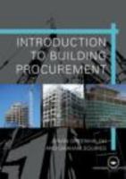 Introduction to Building Procurement 041548216X Book Cover