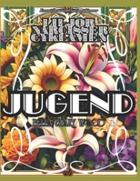 Art Nouveau rosor, tusenskönor, tulpaner och andra. Målarbok för vuxna - del 2: Jugendstil målarbok (Swedish Edition) B0F53NX2RK Book Cover