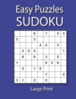Easy Sudoku Puzzles Large Print: Beginner Sudoku Puzzle Books with Answers B08JLQLLPT Book Cover
