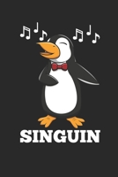 Singuin: DIN A5 Pinguin Notizheft liniert - 120 Seiten liniertes Pinguin Notizbuch f�r Notizen in Schule, Universit�t, Arbeit oder zuhause. - Eine tolles Geschenk f�r Ihre Liebsten. 1672304253 Book Cover