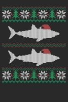 Gift Notebook: Christmas Shark 6x9 Dot Grid 120 Pages 1712370871 Book Cover