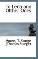 To Leda and OIther Odes 0526585927 Book Cover