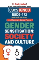 BGDG-172 Gender Sensitization: Society and Culture 9390116635 Book Cover