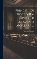 Principii Di Procedura Civile Di Lodovico Mortara ... 1021274410 Book Cover