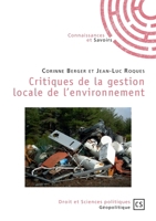 Critiques de la gestion locale de l'environnement 2753905703 Book Cover