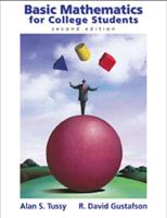 Basic Mathematics for College Students, Updated Media Edition (with CD-ROM and MathNOW , iLrn  Tutorial, Student Resource Center Printed Access Card) (Tussy and Gustafson) 1439044422 Book Cover