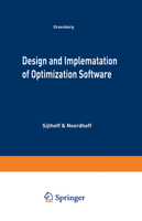 Design and Implementation of Optimization Software 9400999372 Book Cover