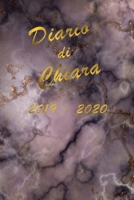 Agenda Scuola 2019 - 2020  - Chiara: Mensile - Settimanale - Giornaliera - Settembre 2019 - Agosto 2020 - Obiettivi - Rubrica - Orario Lezioni - ... con scritte in Oro Antico (Italian Edition) 1691656755 Book Cover