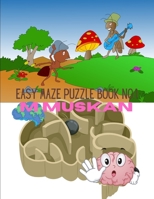 Easy Maze Puzzle Book for Kids - Volume 1 (Large Hardcover Puzzle Book for Children) 1222271427 Book Cover