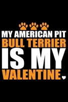My American Pit Bull Terrier Is My Valentine: Cool American Pit Bull Terrier Dog Journal Notebook - Funny American Pit Bull Terrier Dog Notebook - ... Bull Terrier Owner Gifts. 6 x 9 in 120 pages 1674765614 Book Cover