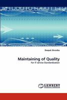 Maintaining of Quality 3843362939 Book Cover