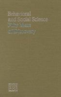 Behavioral and Social Science: Fifty Years of Discovery 0309035880 Book Cover
