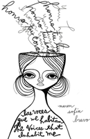 The voices that inhabit me / las voces que me habitan B0C23NTX26 Book Cover