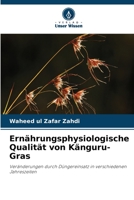 Ernährungsphysiologische Qualität von Känguru-Gras 6205370433 Book Cover