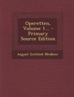 Operetten, Volume 1... 0341224162 Book Cover