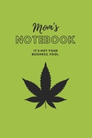 MOM'S NOTEBOOK: It's not your business, fool.  (Journal/Notebook) 1670120864 Book Cover