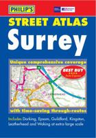 Philip's Street Atlas Surrey 0540090506 Book Cover