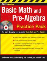 CliffsNotes Basic Math and Pre-Algebra Practice Pack with CD 0470533498 Book Cover
