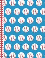 Baseball - Red White Blue Notebook - 5x5 Graph Paper: 130 Pages 8.5 X 11 Quad Ruled Pages School Teacher Student Game Player Coach Math Diagram 1723216518 Book Cover