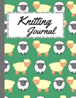 Knitting Journal:Sheep Planner & Notebook For Your Knitting Projects: Gift for Knitting Lovers, 8.5"x11" , lined & Graph paper  (4:5 Ratio) 140 Pages 1699013659 Book Cover