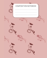 Composition Notebook: Pink Wide Ruled Notebook, School Notebook, Homes School Notebook, Gift for Kids, Students, Teens, 7.5 x 9.25 Inches 1677166665 Book Cover