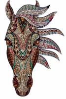 Stylized Horse Journal For Girls: 140 page 6 x 9 Notebook Journal Diary 1978473400 Book Cover