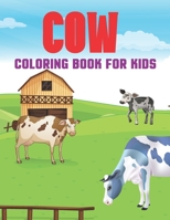 Cow Coloring Book For Kids: A Cute Farm Animal Coloring Book for Kids, Coloring Book for Girls Cute Doodle Animals Coloring Books Ages 4-8, Volume B08R7DQB6J Book Cover