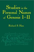 Studies In The Personal Names Of Genesis 1 11 (Alter Orient Und Altes Testament) 1575061600 Book Cover