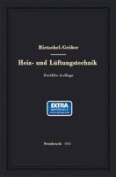 H. Rietschels Lehrbuch Der Heiz- Und Luftungstechnik 3662233908 Book Cover