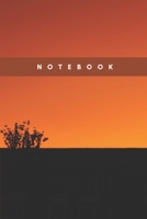 Notebook: Lined Notebook Journal - Sunset - 120 Pages - (6 x 9 inches) 1670171310 Book Cover