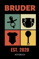 Bruder Est. 2020 Notizbuch: A5 Notizbuch PUNKTIERT als Geschenk f�r werdende Br�der Du wirst Bruder Geschenkidee Weihnachtsgeschenke Geschwister Schwanger �berraschung 1678897655 Book Cover