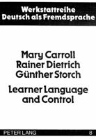 Learner Language and Control 3820475737 Book Cover