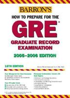 Barron's How to Prepare for the Gre: Graduate Record Examination 0764176293 Book Cover