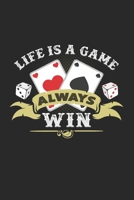 Life is a game always win: 6x9 Poker - grid - squared paper - notebook - notes 1088989691 Book Cover