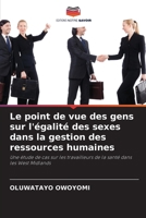 Le point de vue des gens sur l'égalité des sexes dans la gestion des ressources humaines (French Edition) 6208344131 Book Cover