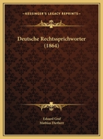 Deutsche Rechtssprichw�rter 1161056653 Book Cover