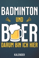 Kalender: 2020 A5 1 Woche 2 Seiten - 110 Seiten - Badminton und Bier (German Edition) 1655983768 Book Cover