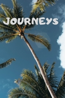 Journeys: 90 Pages of 6 X 9 Inch Bound Top Half White Blank Bottom Half College Ruled 169256157X Book Cover