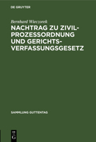 Nachtrag Zu Zivilprozessordnung Und Gerichtsverfassungsgesetz 3111030970 Book Cover