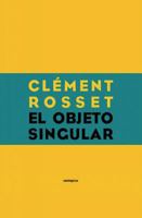 L'objet singulier 8496867064 Book Cover