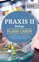 Praxis II Biology Content Knowledge (5235) Rapid Review Flash Cards: Test Prep Including 350+ Flash Cards for the Praxis 5235 Exam 1635301750 Book Cover