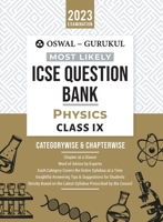 Oswal - Gurukul Physics Most Likely Question Bank: ICSE Class 9 For 2023 Exam 9392563817 Book Cover
