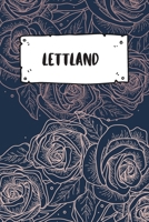 Lettland: Liniertes Reisetagebuch Notizbuch oder Reise Notizheft liniert - Reisen Journal f�r M�nner und Frauen mit Linien 1674698917 Book Cover