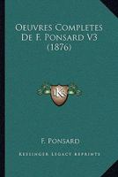 Oeuvres Completes De F. Ponsard V3 (1876) 1165612135 Book Cover