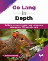 Go Lang in Depth: Guide to program microservices, networking, database and APIs using Go Lang (English Edition) 9365894808 Book Cover
